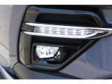 「LEDライナー」もオプション装着されています見た目だけでなく昼間の周りから自車への視認性も高めてくれるアイテムです、「LEDフォグランプ」も装備、霧などの悪天候時の夜間視界をサポートしてくれます