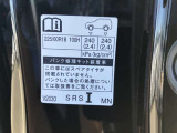 標準タイヤサイズです。ご参考に!