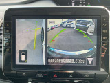 アラウンドビューモニターは、自車の前方・左側面映像をモニタ-に映して離合時・駐車時などにとても便利です。