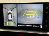 後方の見える安心をお届けするバックガイドモニター付:バックするときのアシストラインもあって楽々バック!車庫入れや縦列駐車をサポートし、苦手な駐車も安心です!今やもう手放せない装備ですネ♪