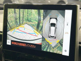 【パノラミックビューモニター】専用のカメラにより、上から見下ろしたような視点で360度クルマの周囲を確認することができます☆死角部分も確認しやすく、狭い場所での切り返しや駐車もスムーズに行えます。