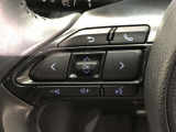 【ステアリングスイッチ】左です。ハンドルから手を離さず、運転に集中したまま手元でオーディオ操作等ができます。