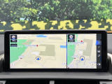 【10.3インチワイドナビ】高級感とインパクトのある大型ワイドナビを装備。各種オーディオ操作はもちろん、横長ワイド画面でのマップ2分割表示など、利便性も高いナビです♪