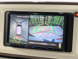 【パノラマモニター】専用のカメラにより、上から見下ろしたような視点で360度クルマの周囲を確認することができます☆死角部分も確認しやすく、狭い場所での切り返しや駐車もスムーズに行えます。
