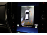 車を真上からの映像が後進時に映る全方位カメラを装備。隣の車との位置関係や縦列駐車の時に後ろの車とか気になりますね?、でも安心!全部見えます!これで狭い駐車場も安心です。