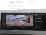 高画質の全方位カメラとなります。コーナーセンサー状況と並行して確認できます。