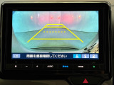 後退時に車両の後ろ側をモニター画面に表示します。車庫入れが苦手な人もこれで安心♪