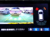 バックカメラの画像です。ガイドラインがスムースな車庫入れをサポートいたします。車庫入れの安心感がアップしますね。