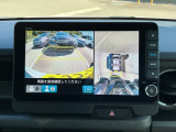 【マルチビューカメラ】周囲の状況を多彩なビューでナビ画面に表示します。駐車場や見通しの悪い交差点での安心感を高めます♪