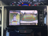 駐車が苦手な方も全方位モニターがあれば安心です!車を上から見下ろしたような映像で、駐車がしやすくなります。