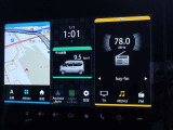 【ナビゲーション/スマートフォン連動】AppleCarPlay/AndroidAutoナビ連動機能搭載♪スマートフォンより地図アプリの表示や互換表示対応可能な音楽アプリをナビより操作できます!
