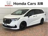 全国納車可 第三者機関証明書付 H SENSING 革シ-ト 新車保証 試乗車 ワンオーナー ナビLXM-242ZFNi TV装備のオデッセイ e:HEVアブソルートEXブラックエディション入庫