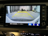 リアカメラ付で、後方をナビ画面で確認。車庫入れも安心です。もちろん、バックギアと連動しています。