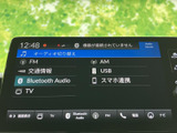 FM・AMラジオやUSB、Bluetooth Audioなどの選択肢が画面に並び、利用したい音源を確認しやすい構成です。普段使う音楽やラジオを選びやすく、移動中の時間を快適に過ごせます。