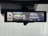アラウンドビューモニターはルームミラーかナビのどちらか一方に表示することができます。
