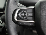ステアリングスイッチ付きです。運転中に前方から目を離すことなく、オーディオの操作ができるので、安全な走行をサポートします。