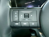 ハンドルスイッチで車両設定・オーディオの選曲や音量調整などが出来、安全性もアップ。