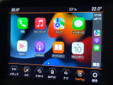 ●Apple Car Play:スマホとの有線接続で、ナビ・オーディオ再生などスマホのアプリ機能が画面でも使える便利機能です!