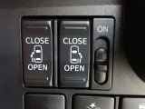 電動スライドドアの開閉スイッチです!運転席に座ったままでも操作することもできるので便利です♪