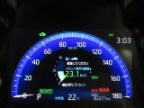 ディスプレイには運転に必要な様々な情報を表示します。