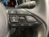 前方の車との車間を設定し、スピードを上げたり緩めたりを自動で行ってくれる追尾式の「レーダークルーズ」。上級装備の一つです!高級車にしかつかない嬉しい機能です。