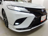 LEDヘッドライトです。デザイン性がよくとても明るいので、夜間の走行や悪天候でも安心です。しかも長寿命!