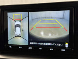【フロントカメラ】運転席に座った状態で死角になりやすいクルマの前の様子まで確認でき安全ですね♪