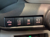 運転席側右下のあたりにセーフティサポート等の切替スイッチがございます。