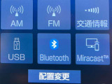Bluetooth対応!スマホの音楽を再生することもできます。