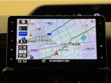 ナビ付きです。目的地を設定すれば、初めての場所でも簡単に行くことが出来ます。