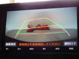 バックガイドモニターを装備しています、車庫入れもラクラクです。
