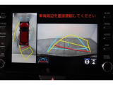 車両を上から見たような映像表示するパノラミックビューモニター付き!