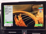 ドライブの休憩時に地デジやDVDの視聴が可能です
