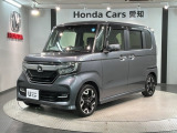 全国納車可 第三者機関証明書付 最長5年保証 禁煙車 ナビVXU-207NBi Rカメラ CD録音 BTオ-ディオ DVD シ-トヒ-タ-装備のN-BOXカスタム G・Lターボ ホンダセンシング入庫!