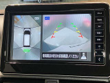 【アラウンドビューモニター】車を上から見下ろしているかのような映像で周囲の状況がひと目で確認、狭い駐車場に駐車するときも安心です♪♪障害物などがあると警告音がなりますので安心して駐車が出来ます★