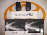 スマートキー付。取扱説明書とメンテナンスノートもあります☆品質評価シート付いてます!トヨタ認定中古車ライト!!