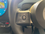 前車追従アクティブ・クルーズコントロール(ストップ&ゴー機能付)を搭載。ステアリング部のスイッチで操作が可能です。