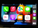 ●Apple Car Play:スマホとの有線接続で、ナビ・オーディオ再生などスマホのアプリ機能が画面でも使える便利機能です!