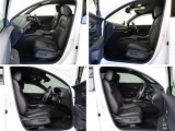 室内は本革シートと専用インテリア。運転席には8ウェイパワーシートが、助手席には4ウェイパワーシートが装備されています。本革シートの上質な乗り心地をご堪能いただけます。