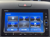 ★オーディオメニューです。スマートフォンとの連携が可能です♪視認性に優れており、使い勝手も良好です。