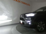 LEDヘッドライトです。デザイン性がよくとても明るいので、夜間の走行や悪天候でも安心です。しかも長寿命!
