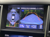 【アラウンドビューモニター】専用のカメラにより、上から見下ろしたような視点で360度クルマの周囲を確認することができます☆死角部分も確認しやすく、狭い場所での切り返しや駐車もスムーズに行えます。
