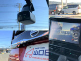 純正前後ドラレコです。もしもの時にしっかり記録が残ります。ナビの画面で映像確認やドラレコの操作ができます。