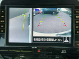 アラウンドビューモニターで左フロントタイヤの画像が見れますので幅寄時にも便利です。