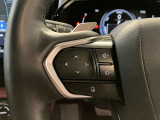 オーディオや運転支援機能などを手元で操作できるステアリングスイッチ。操作時の視線移動が少なく、安全にも貢献します。
