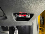 ETC車載器もすっきりと収納されています