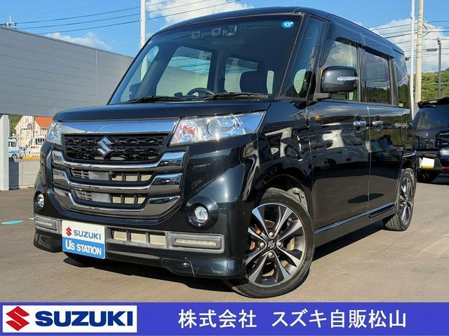 スペーシアカスタム Zターボ デュアルカメラブレーキサポート 4WD 