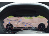 地図を大きく表示できるメーターディスプレイ。周辺の道路を把握しやすく、等での際にも役立ちます。