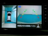 アラウンドモニター 白線や駐車車両をナビ及びルームミラーに表示 駐車している車両との位置関係も一目で分かって安心です