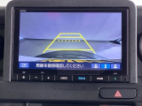 便利な3ビュー切り替え、ガイド線表示付きのバックカメラです。後退時、後方の視界をサポートします